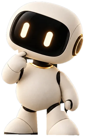Dex, o robô do Dex SEO, pensando